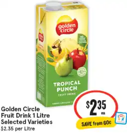 IGA Golden Circle Fruit Drink offer