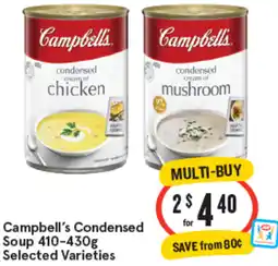 IGA Campbell's Condensed Soup offer