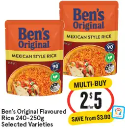 IGA Ben's Original Flavoured Rice offer