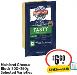 IGA Mainland Cheese Block offer