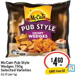 IGA McCain Pub Style Wedges offer