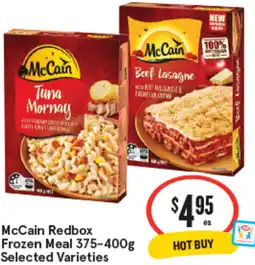 IGA McCain Redbox Frozen Meal offer