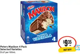 IGA Peters Maxibon offer