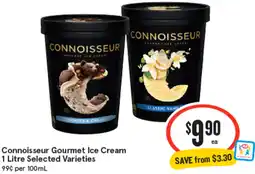 IGA Connoisseur Gourmet Ice Cream offer