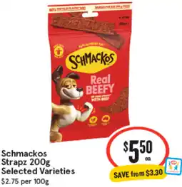 IGA Schmackos Strapz offer