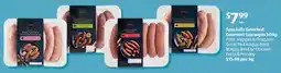 ALDI Specially selected gourmet sausages offer