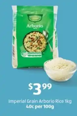 ALDI Imperial grain arborio rice offer