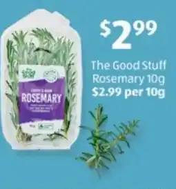 ALDI The Good Stuff Rosemary offer