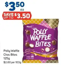 Foodland Polly waffle choc bites offer