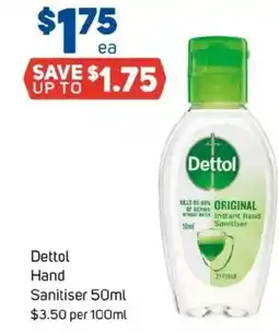 Foodland Dettol Hand Sanitiser offer
