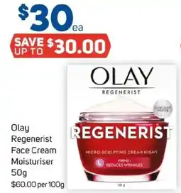 Foodland Olay regenerist face cream moisturiser offer