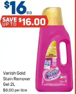 Foodland Vanish gold stain remover gel offer