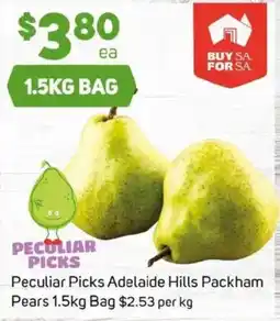 Foodland Peculiar Picks Adelaide Hills Packham Pears offer