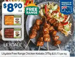 Foodland Lilydale free range chicken kebabs offer