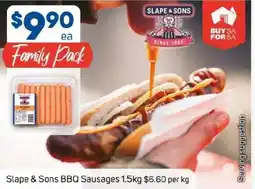 Foodland Slape & Sons BBQ Sausages offer