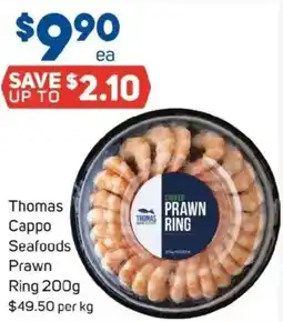 Foodland Thomas Cappo Seafoods Prawn Ring offer