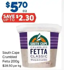 Foodland South Cape Crumbled Fetta offer