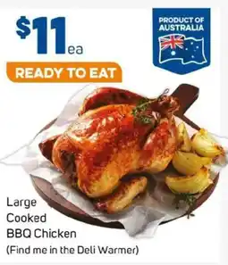 Foodland Large Cooked BBQ Chicken offer