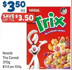 Foodland Nestlé Trix Cereal offer