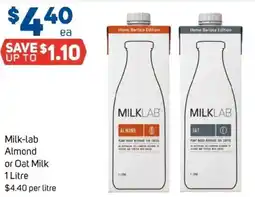 Foodland Milk-lab Almond or Oat Milk offer