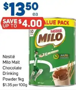 Foodland Nestlé Milo Malt Chocolate Drinking Powder offer