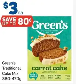 Foodland Green's Traditional Cake Mix offer