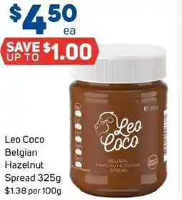 Foodland Leo Coco Belgian Hazelnut Spread offer