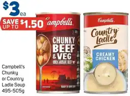 Foodland Campbell's Chunky or Country Ladle Soup offer