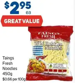 Foodland Taings Fresh Noodles offer