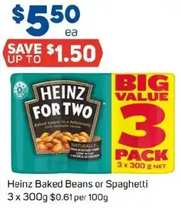 Foodland Heinz Baked Beans or Spaghetti offer