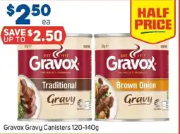 Foodland Gravox Gravy Canisters offer
