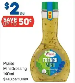 Foodland Praise Mini Dressing offer