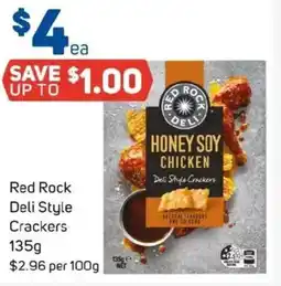 Foodland Red Rock Deli Style Crackers offer