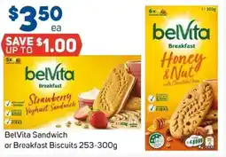 Foodland BelVita Sandwich or Breakfast Biscuits offer