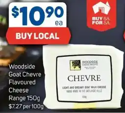Foodland Woodside Goat Chevre Flavoured Cheese Range offer