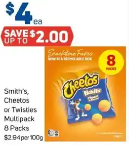 Foodland Smith's, Cheetos or Twisties Multipack offer