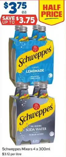 Foodland Schweppes Mixers offer