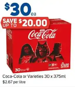 Foodland Coca-Cola or Varieties offer