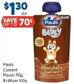 Foodland Pauls Custard Pouch offer