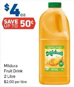 Foodland Mildura Fruit Drink offer