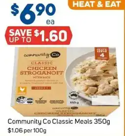 Foodland Community Co Classic Meals offer