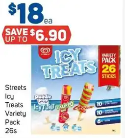 Foodland Streets Icy Treats Variety Pack 26s offer