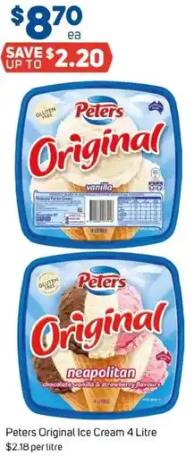 Foodland Peters Original Ice Cream offer