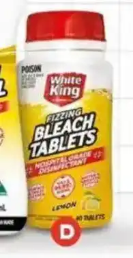 Foodland White King Bleach Tablets Lemon offer