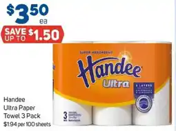 Foodland Handee Ultra Paper Towel offer