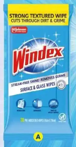 Foodland Windex Surface & Glass Wipes offer
