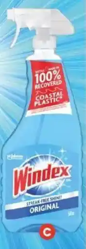 Foodland Windex Glass Cleaning Spray offer