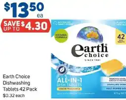 Foodland Earth Choice Dishwashing Tablets offer