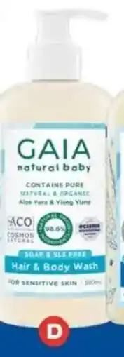 Foodland Gaia Natural Baby Hair & Body Wash offer