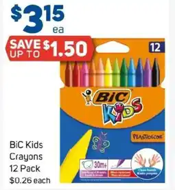 Foodland BiC Kids Crayons offer
